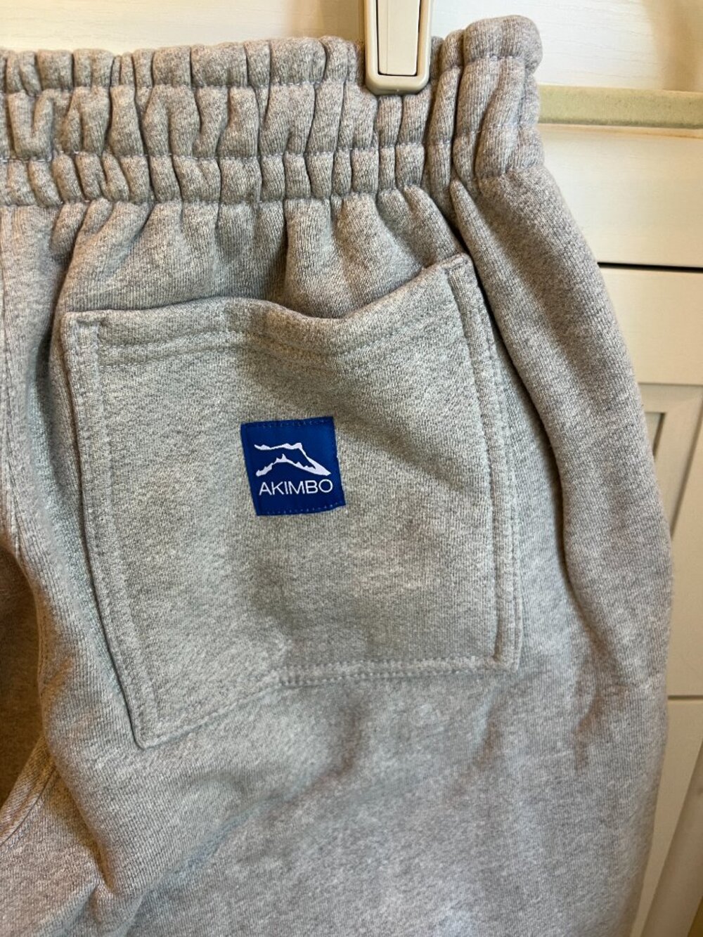 👟 Akimbo Club Straight-Leg Heavyweight Sweatpants - Heather Grey (Size S)